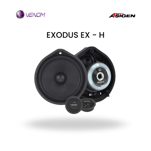 Speaker Split Mobil Venom Exodus EX-H Original – 6.5 Inch Suara Detail & Bass Powerful