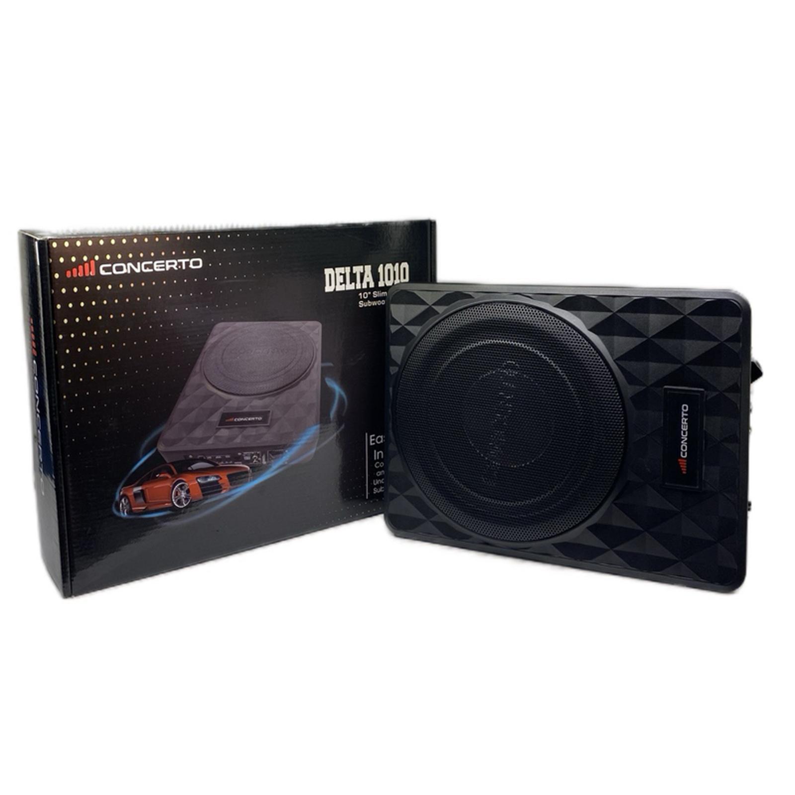 Subwoofer Kolong Concerto DELTA 1010 – 10” Slim Active Subwoofer | Bass Kuat, Tipis, dan Hemat Ruang
