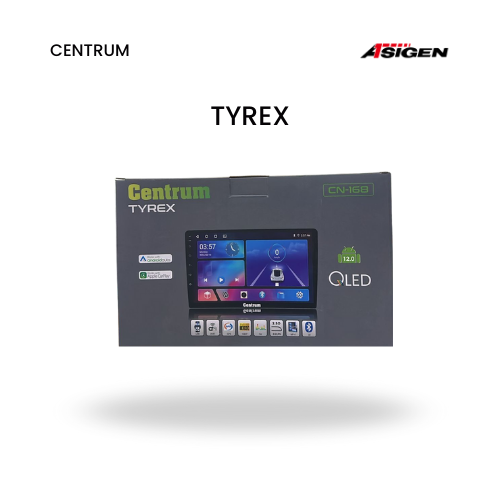 Head Unit Android CENTRUM Tyrek CN-168 9 Inch | RAM 4GB ROM 64GB | Double DIN | GPS, Bluetooth & WiFi Mobil