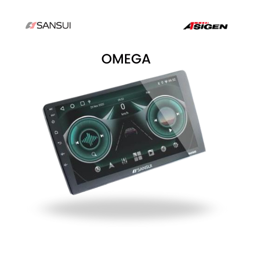Head Unit Android Sansui Omega 9 Inch RAM 6GB ROM 128GB | Double DIN | GPS, WiFi & Bluetooth Mobil