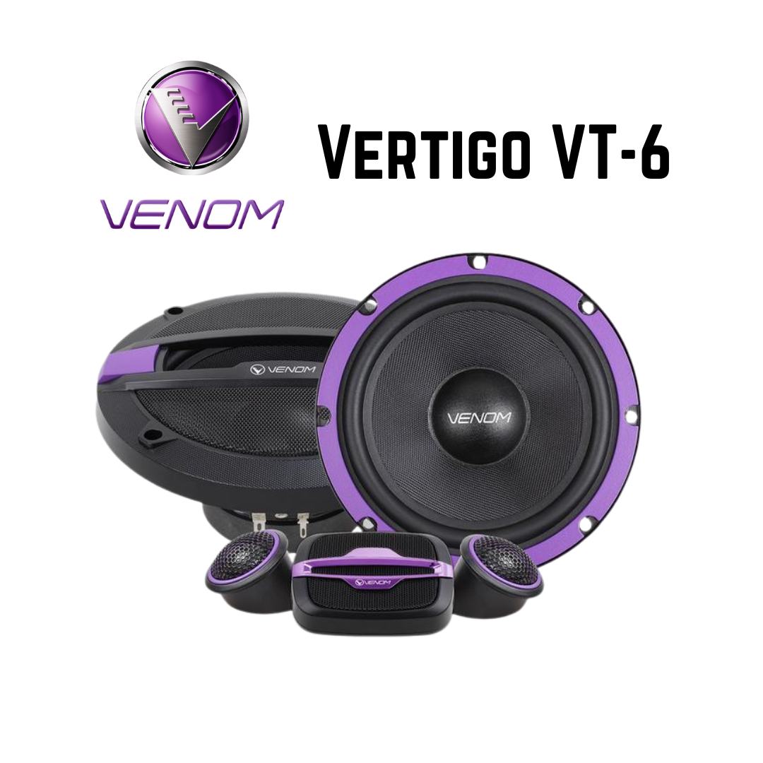 Venom Vertigo VT-6 – Speaker Split 2-Way Mobil Berkualitas