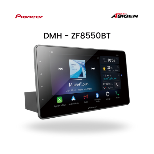Head Unit Mobil 9 Inch Pioneer DMH-ZF8550BT | Wireless CarPlay & Android Auto